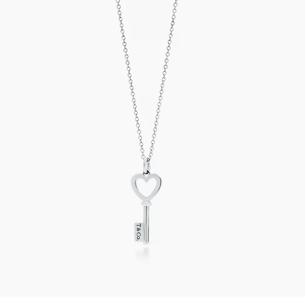 Tiffany & Co key necklace